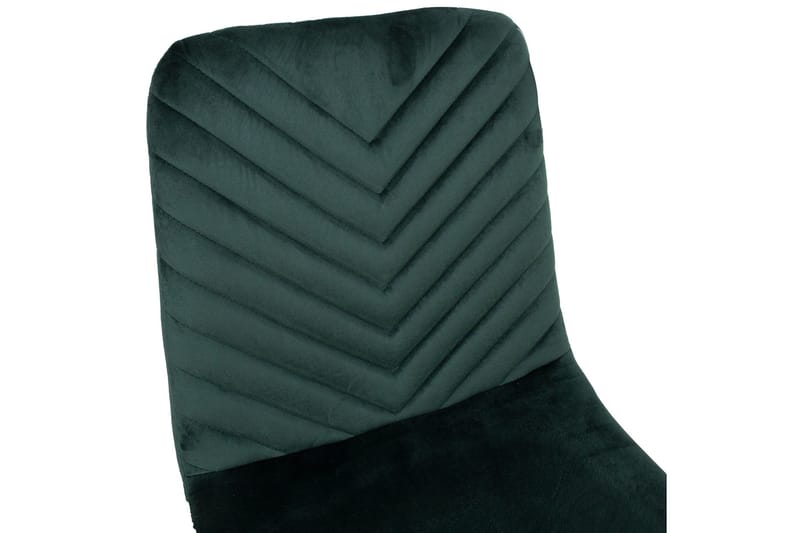 Brie Stol Mörkgrå Sammet - Möbler - Matplats - Matstol & köksstol