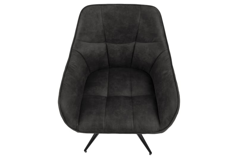 BRODHEAD Karmstol Spindelben Mörkgrå/Matt Svart - Möbler - Matplats - Matstol & köksstol