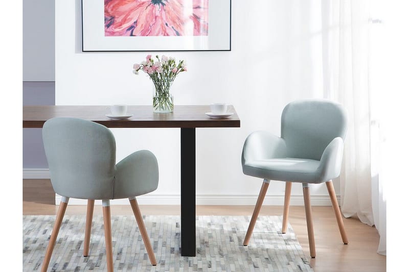 Brookville Stol Set Om 2 St - Grå - Möbler - Matplats - Matstol & köksstol