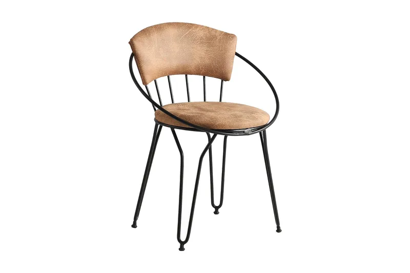 Brutorp Matstol, Svart/Beige