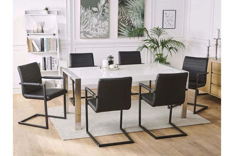 Buford Matstol 2-pack - Konstläder/Svart - Möbler - Matplats - Matstol & köksstol