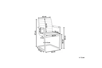 Buford Matstol 2-pack - Konstläder/Svart - Möbler - Matplats - Matstol & köksstol