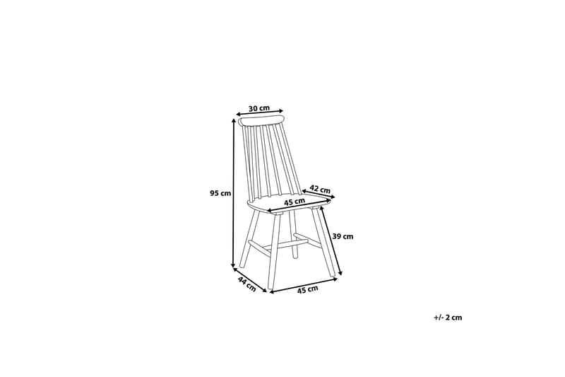 Burbank Stol Set Om 2 St - Svart - Möbler - Matplats - Matstol & köksstol
