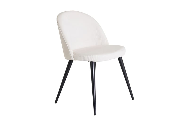 CARRERA Matstol Manchester Svart/Beige - Matstol & köksstol