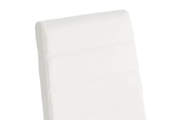 Cibus Matstol & Köksstol i Konstläder med Kromben - Vit - Möbler - Matplats - Matstol & köksstol