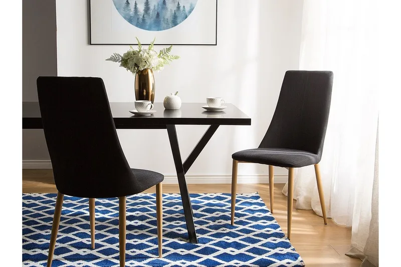 Clayton Stol Set Om 2 St - Svart - Möbler - Matplats - Matstol & köksstol