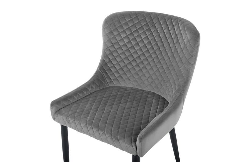Colino Stol 2-Pack Sammet - Grå - Möbler - Matplats - Matstol & köksstol