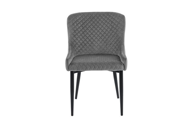 Colino Stol 2-Pack Sammet - Grå - Möbler - Matplats - Matstol & köksstol