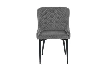 Colino Stol 2-Pack Sammet - Grå - Möbler - Matplats - Matstol & köksstol