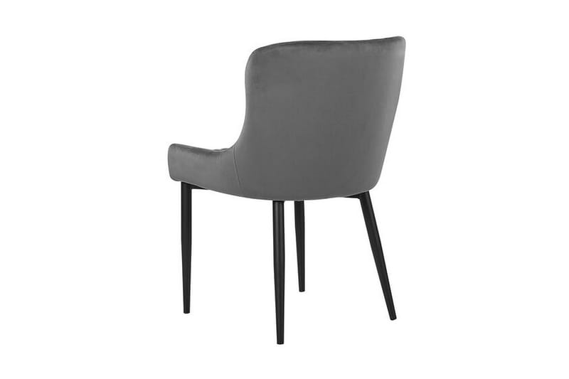 Colino Stol 2-Pack Sammet - Grå - Möbler - Matplats - Matstol & köksstol