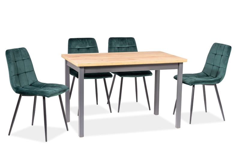 COOTER Matstol 4-pack Sammet/Grön - Möbler - Matplats - Matstol & köksstol