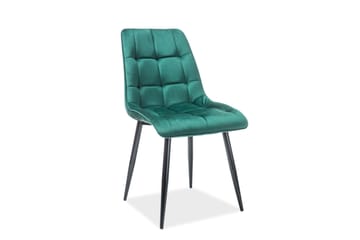 COOTER Matstol 4-pack Sammet/Grön