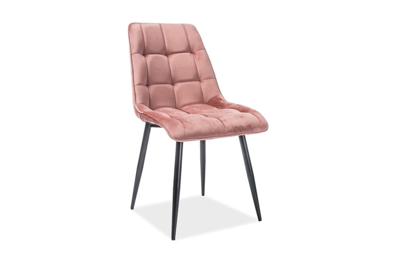 COOTER Matstol 4-pack Sammet/Rosa - Möbler - Matplats - Matstol & köksstol