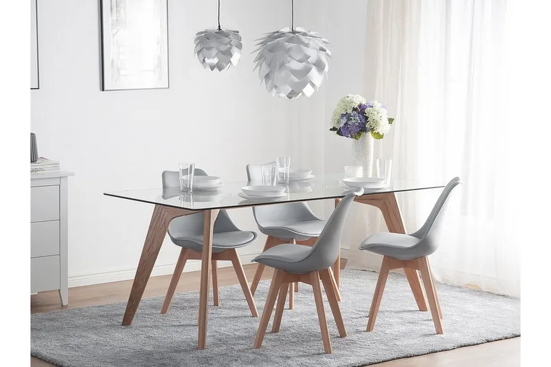 Dakota Ii Stol Set Om 2 St - Grå/Brun - Möbler - Matplats - Matstol & köksstol