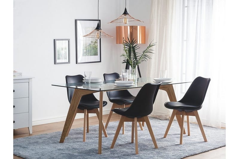 Dakota Ii Stol Set Om 2 St - Svart - Möbler - Matplats - Matstol & köksstol