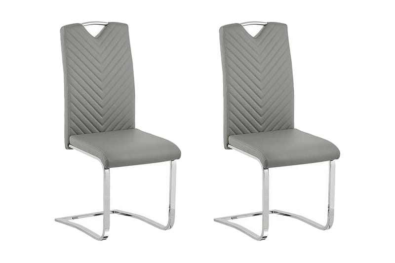 DANES Matstol 2-pack Konstläder/Ljusgrå - Möbler - Matplats - Matstol & köksstol