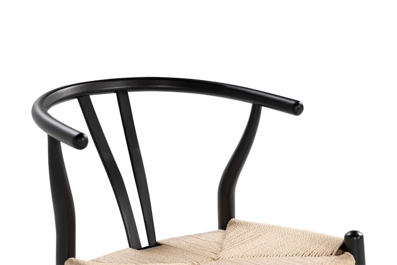 Dastoori Matstol med Armstöd - Svart / Natur / Beige - Möbler - Matplats - Matstol & köksstol