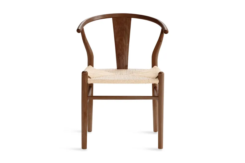 Dastoori Matstol med Armstöd - Valnöt / Trä / Beige - Möbler - Matplats - Matstol & köksstol