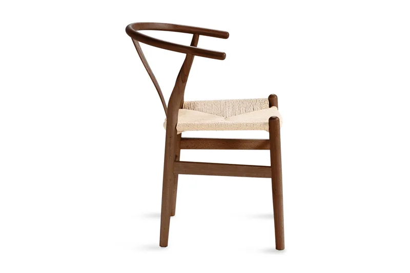 Dastoori Matstol med Armstöd - Valnöt / Trä / Beige - Möbler - Matplats - Matstol & köksstol