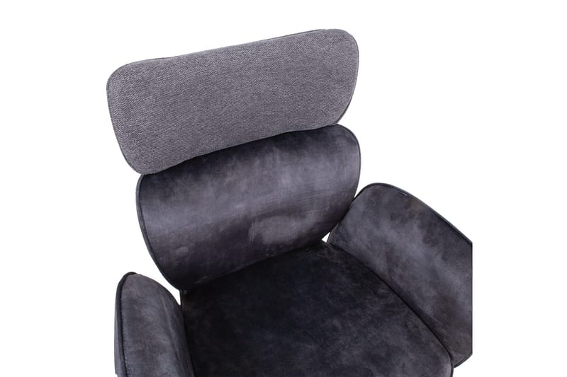 Eddy Stol med armstöd Mörkgrå Sammet - Möbler - Matplats - Matstol & köksstol