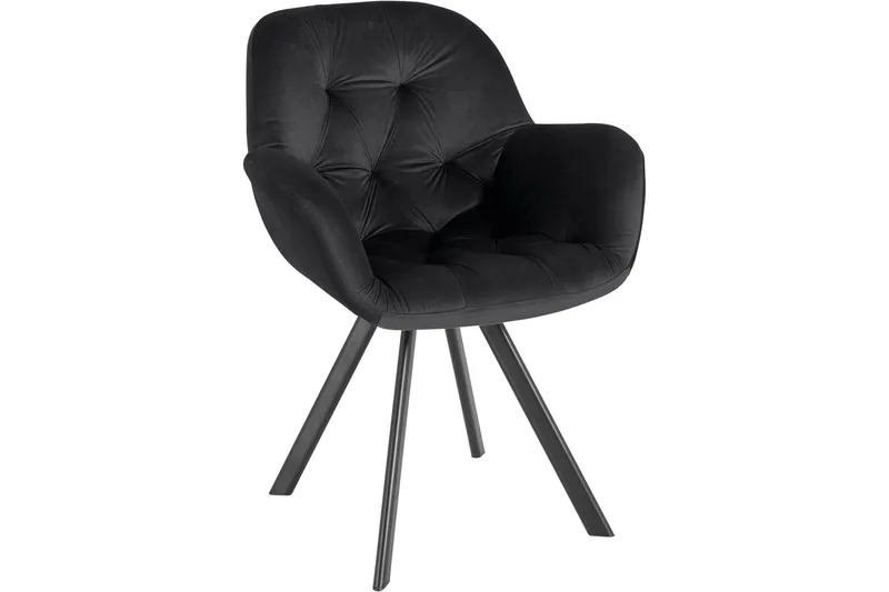 Edmonus Karmstol - Svart - Möbler - Matplats - Matstol & köksstol