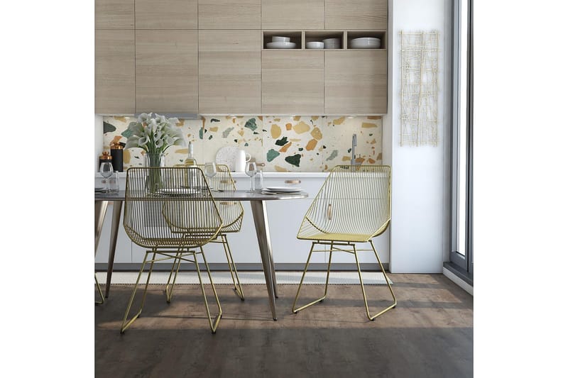 Ellis Matstol Guld - CosmoLiving - Möbler - Matplats - Matstol & köksstol