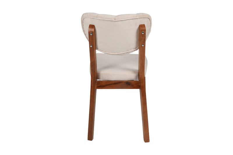 ERTONVINE Matstol Valnöt/Beige - Möbler - Matplats - Matstol & köksstol