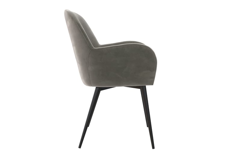 Fitz Karmstol Grå/Sammet - Dorel Home - Möbler - Matplats - Matstol & köksstol
