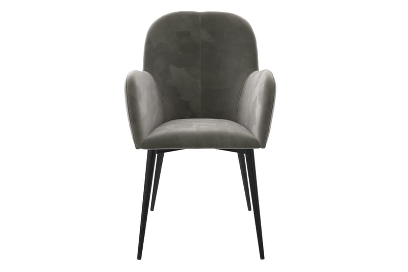 Fitz Karmstol Grå/Sammet - Dorel Home - Möbler - Matplats - Matstol & köksstol