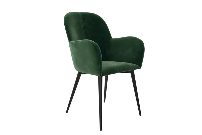Fitz Karmstol Grön/Sammet - Dorel Home - Möbler - Matplats - Matstol & köksstol