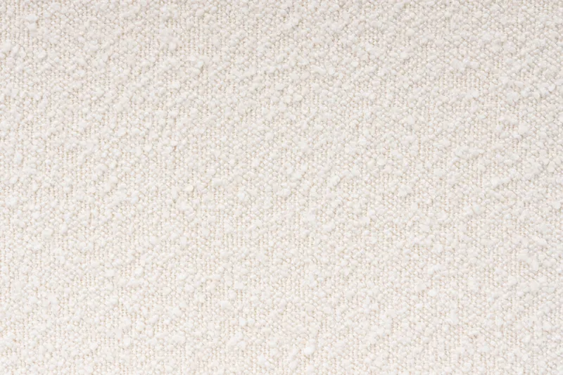 Gemmiano Stol Teddy - Vit matstol/köksstol i Boucle/Teddy med svarta metallben - Vit Teddy / Svarta ben - Möbler - Matplats - Matstol & köksstol