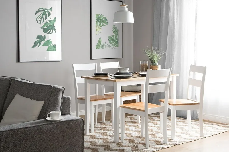 Georgia Stol Set Om 2 St - Vit - Möbler - Matplats - Matstol & köksstol