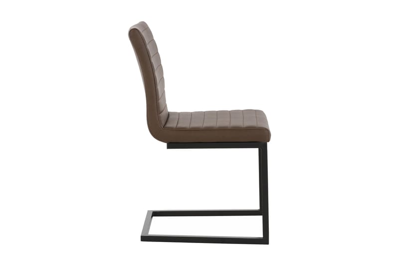 Geronimo Matstol 2-pack - PU/Brun/Metall - Möbler - Matplats - Matstol & köksstol