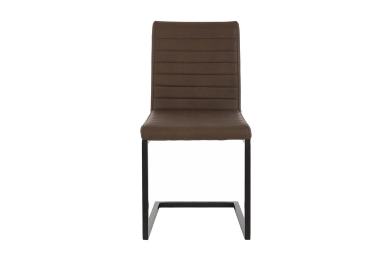 Geronimo Matstol 2-pack - PU/Brun/Metall - Möbler - Matplats - Matstol & köksstol