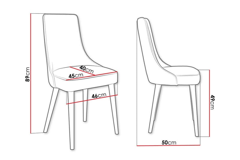 Glenarm Matstol Grå/Svart - Möbler - Matplats - Matstol & köksstol