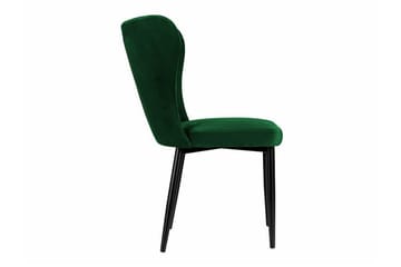 Glenarm Matstol i Sammet med Metallfinish - Smaragdgrön - Möbler - Matplats - Matstol & köksstol