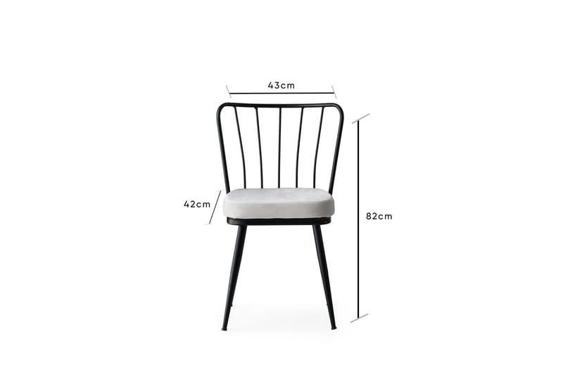 GURGEND Matstol Svart 4-Pack - Möbler - Matplats - Matstol & köksstol