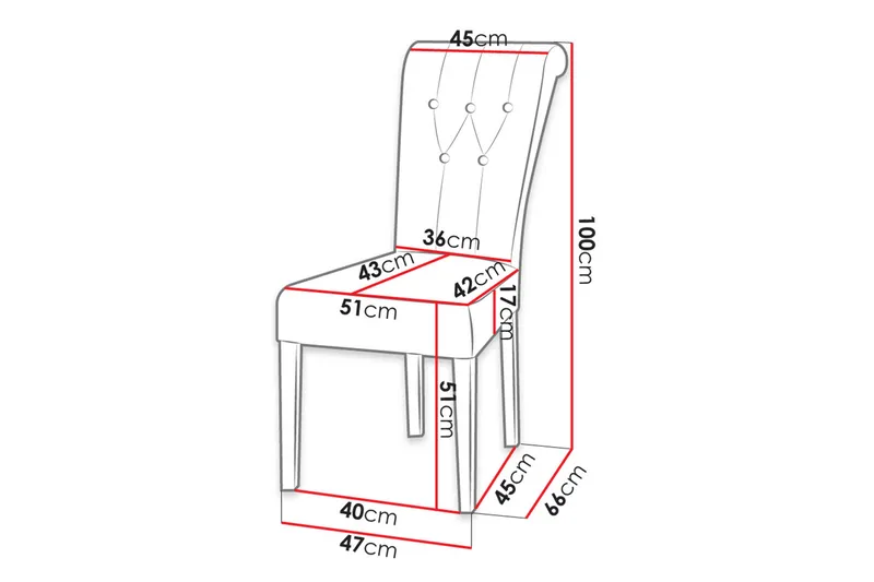 HADLEIGH Matstol - Möbler - Matplats - Matstol & köksstol