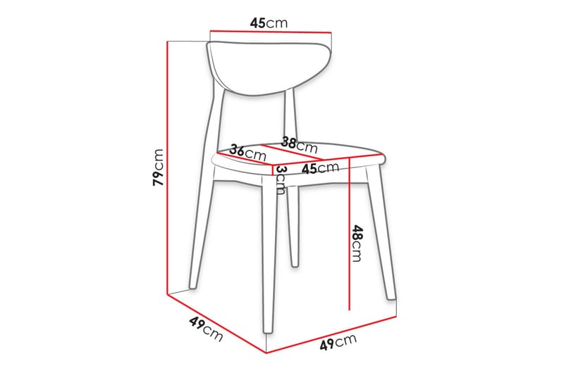 HADLEIGH Matstol - Möbler - Matplats - Matstol & köksstol