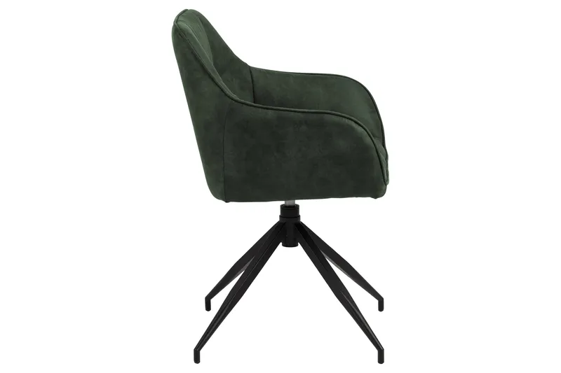 Harford Karmstol Spindelben - Grön/Matt Svart - Möbler - Matplats - Matstol & köksstol