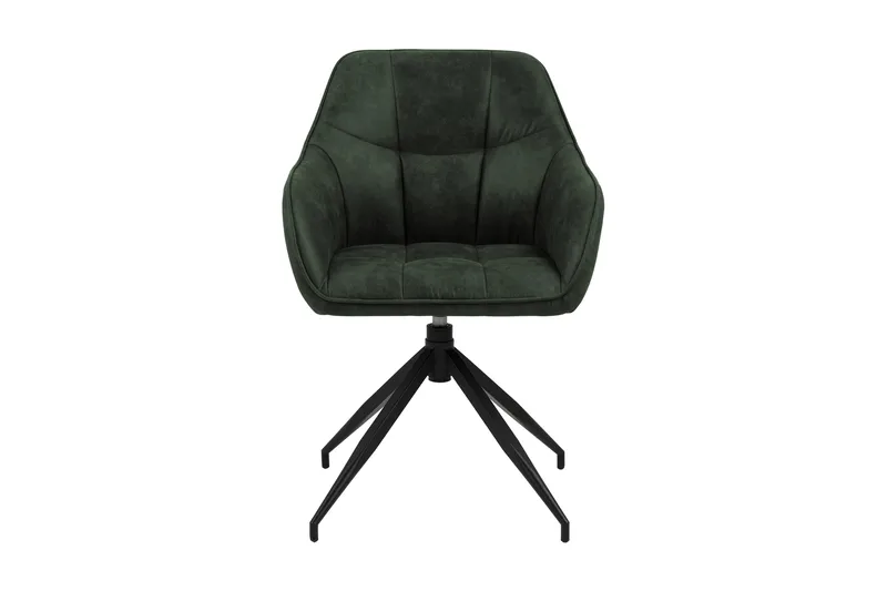Harford Karmstol Spindelben - Grön/Matt Svart - Möbler - Matplats - Matstol & köksstol
