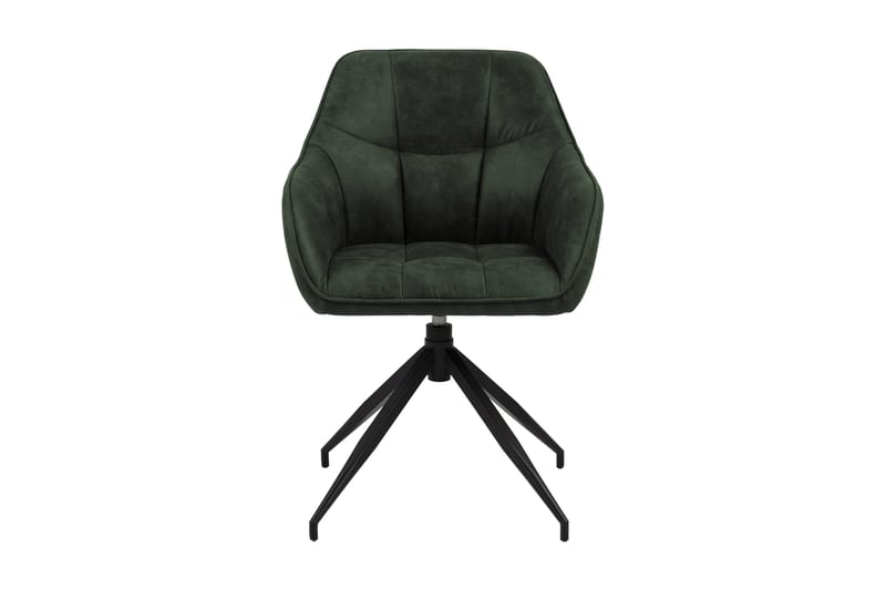 Harford Karmstol Spindelben - Grön/Matt Svart - Möbler - Matplats - Matstol & köksstol