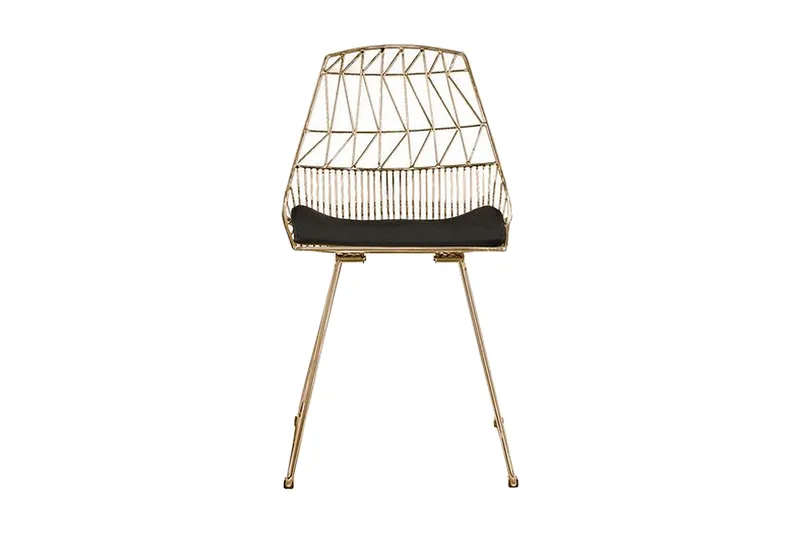 Harlan Stol Set Om 2 St - Guld - Möbler - Matplats - Matstol & köksstol