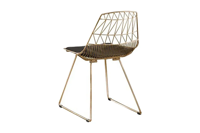 Harlan Stol Set Om 2 St - Guld - Möbler - Matplats - Matstol & köksstol