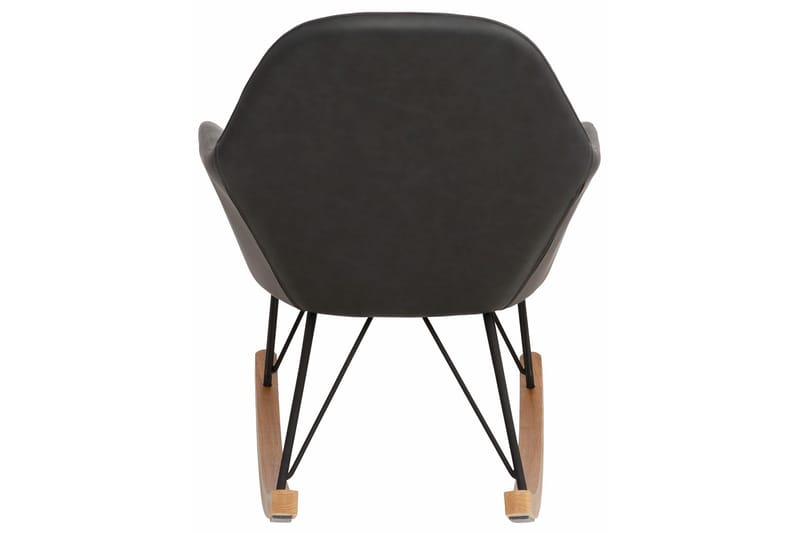 Hetton Gungstol Konstläder - Grå - Möbler - Vardagsrum - Stolar & sittmöbler - Snurrstolar & gungstolar