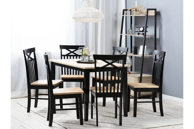 Houston Stol Set Om 2 St - Trä/Natur - Möbler - Matplats - Matstol & köksstol