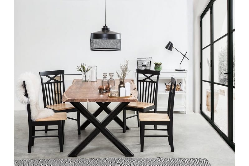 Houston Stol Set Om 2 St - Trä/Natur - Möbler - Matplats - Matstol & köksstol