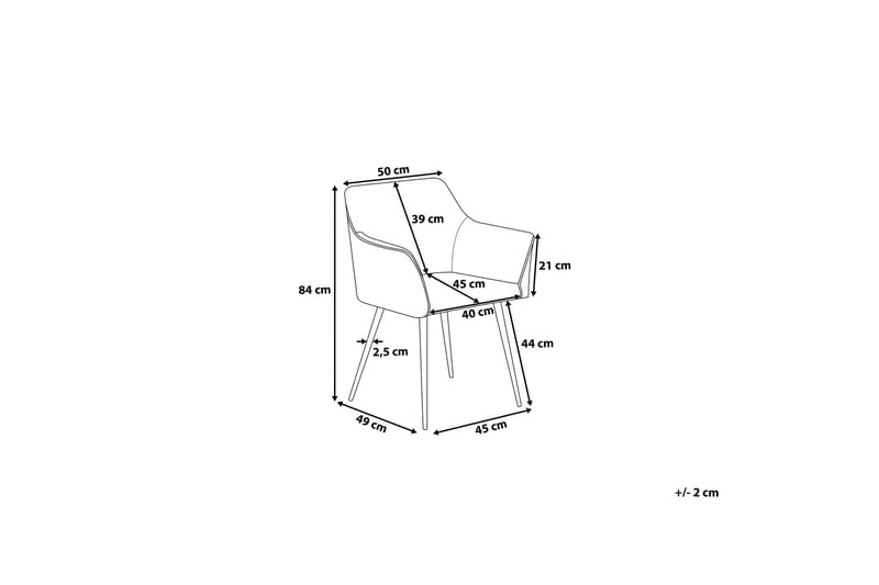 Jasmin Stol Set Om 2 St - Grön - Möbler - Matplats - Matstol & köksstol