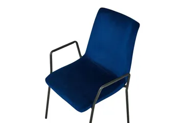 Jeffsy Matstol 2-pack - Sammet/Mörkblå - Möbler - Matplats - Matstol & köksstol