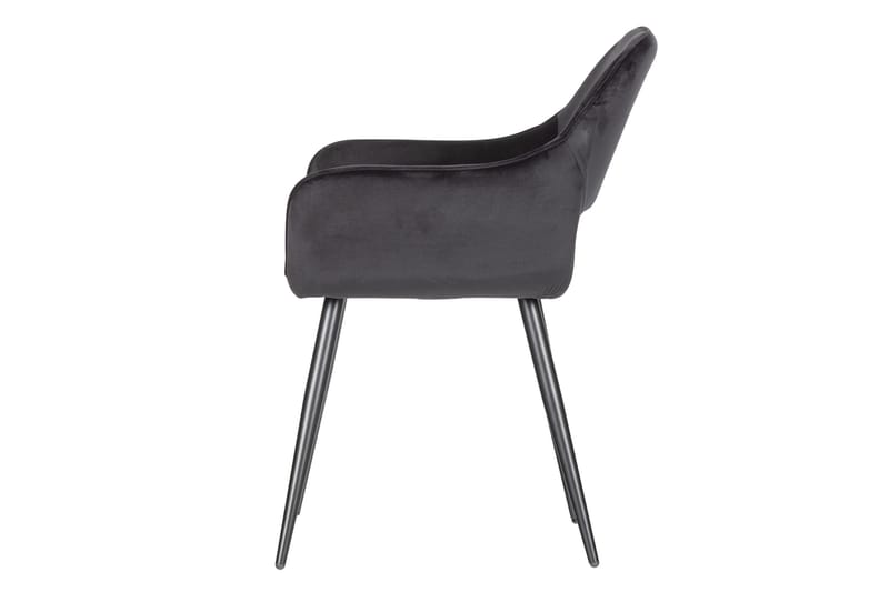 Jelle Matstol 2-pack Sammet - Svart - Möbler - Matplats - Matstol & köksstol